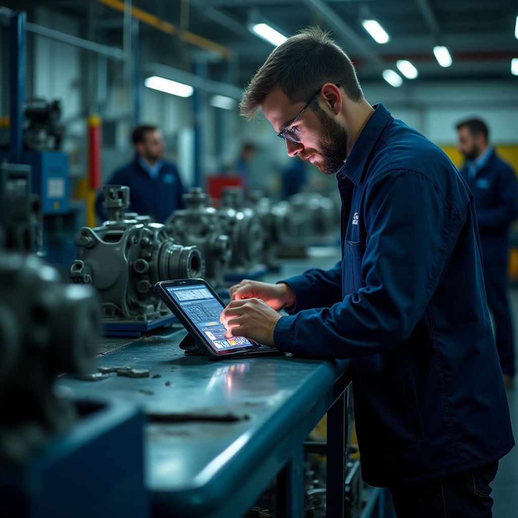 Taller mecánico antes y después de implementar AutoGestión Pro